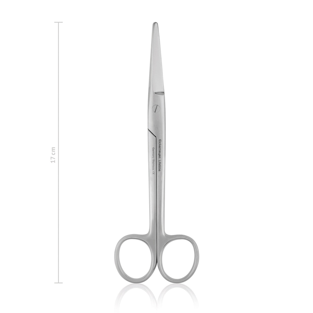[118617] Ciseaux de dissection Mayo, 17 cm, droits, mousses/mousses