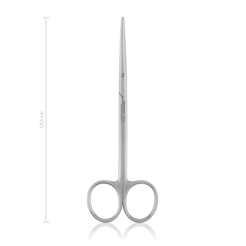 [118414] Ciseaux de dissection Metzenbaum-Fino, 14,5 cm droits, émoussés