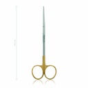 Dissecting scissors METZENBAUM-FINO, blunt/blunt, 14,5 cm, straight, TC