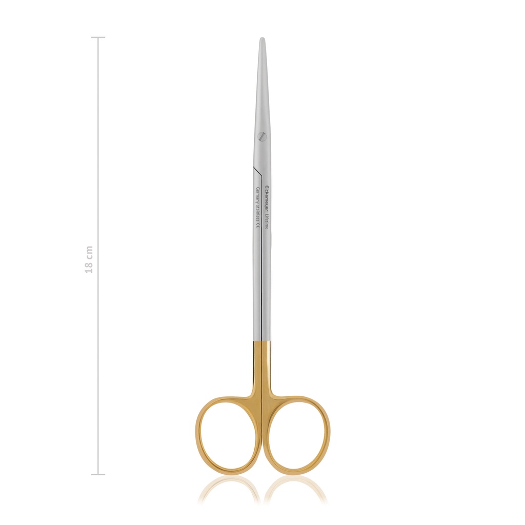 [116218] Dissecting scissors METZENBAUM, blunt/blunt, 18 cm, straight, TC