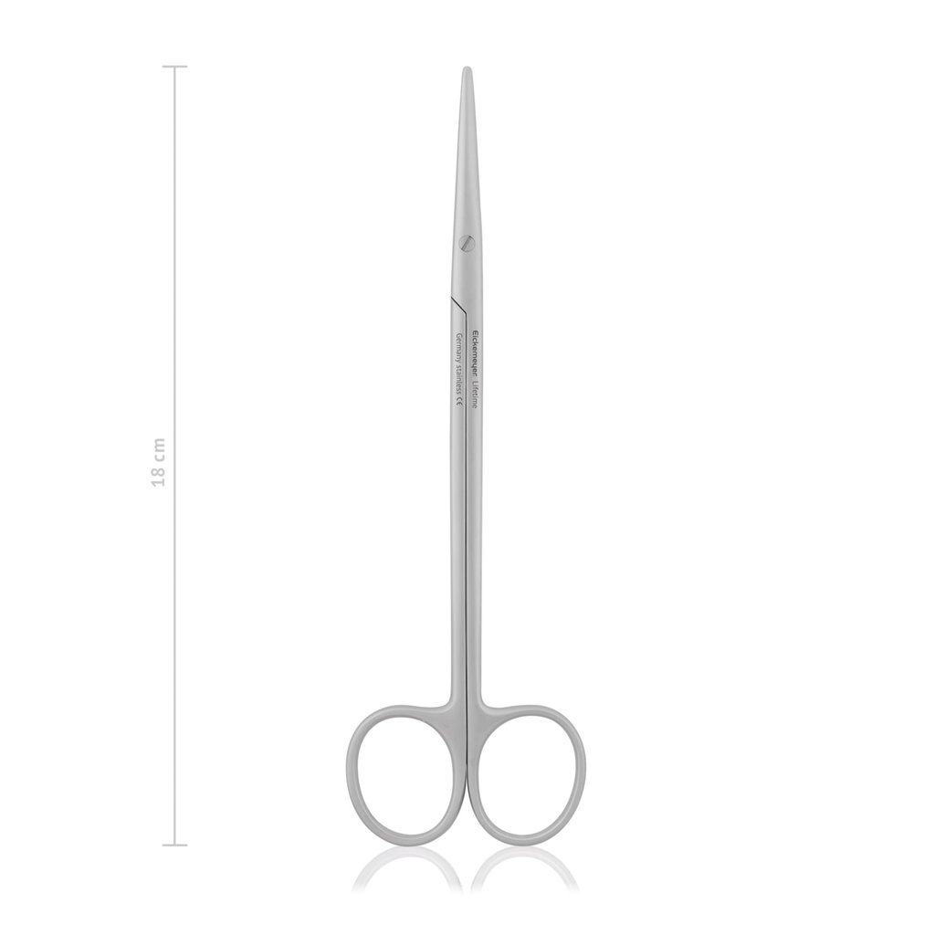[118218] Dissecting scissors METZENBAUM, blunt/blunt, 18 cm, straight