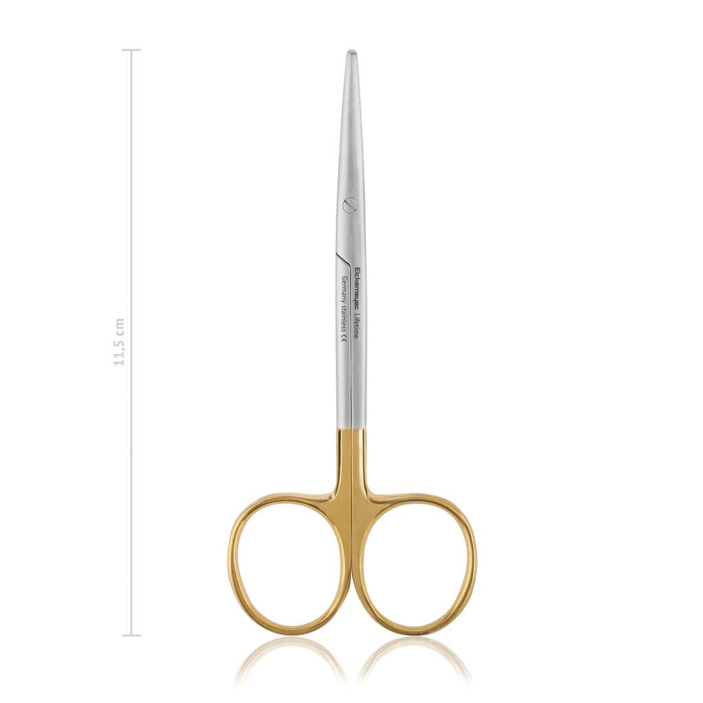 [116011] Dissecting scissors METZENBAUM, fine, blunt/blunt, 11,5 cm, straight, TC