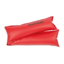 Sand bag tubular, 500 x 90 mm, red PVC foil, 1 kg quartz sand 