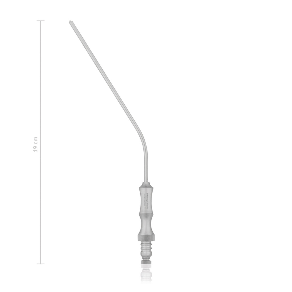 [199230] Canule aspiration Fergusson, d= 3 mm avec sous-gobelet d´aspiration et mandrin