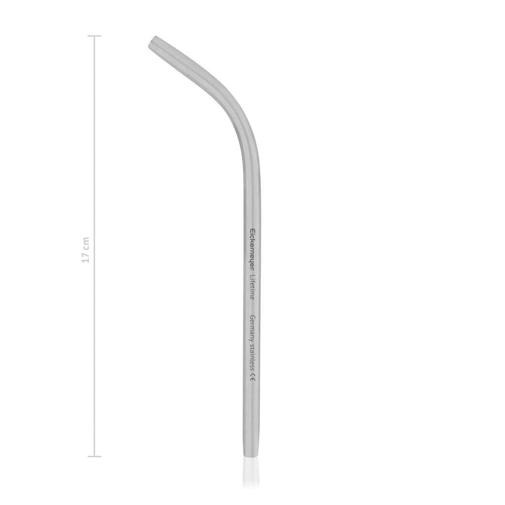 Canule aspiration, courbée, 19 cm
