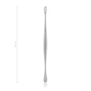 Curette à os Volkmann, 14 cm, double