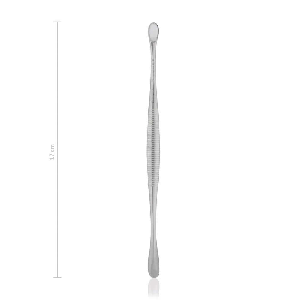 [165717] Cureta osea, Volkmann,17 cm, punta doble