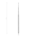 Bone Curette, especially delicate and deep, 17 cm 