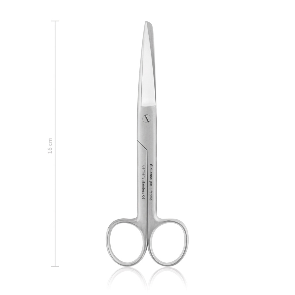 [115016] Surgical scissors, heavy model, blunt/blunt, 16 cm, straight