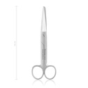 Surgical scissors, heavy model, blunt/blunt, 16 cm, straight