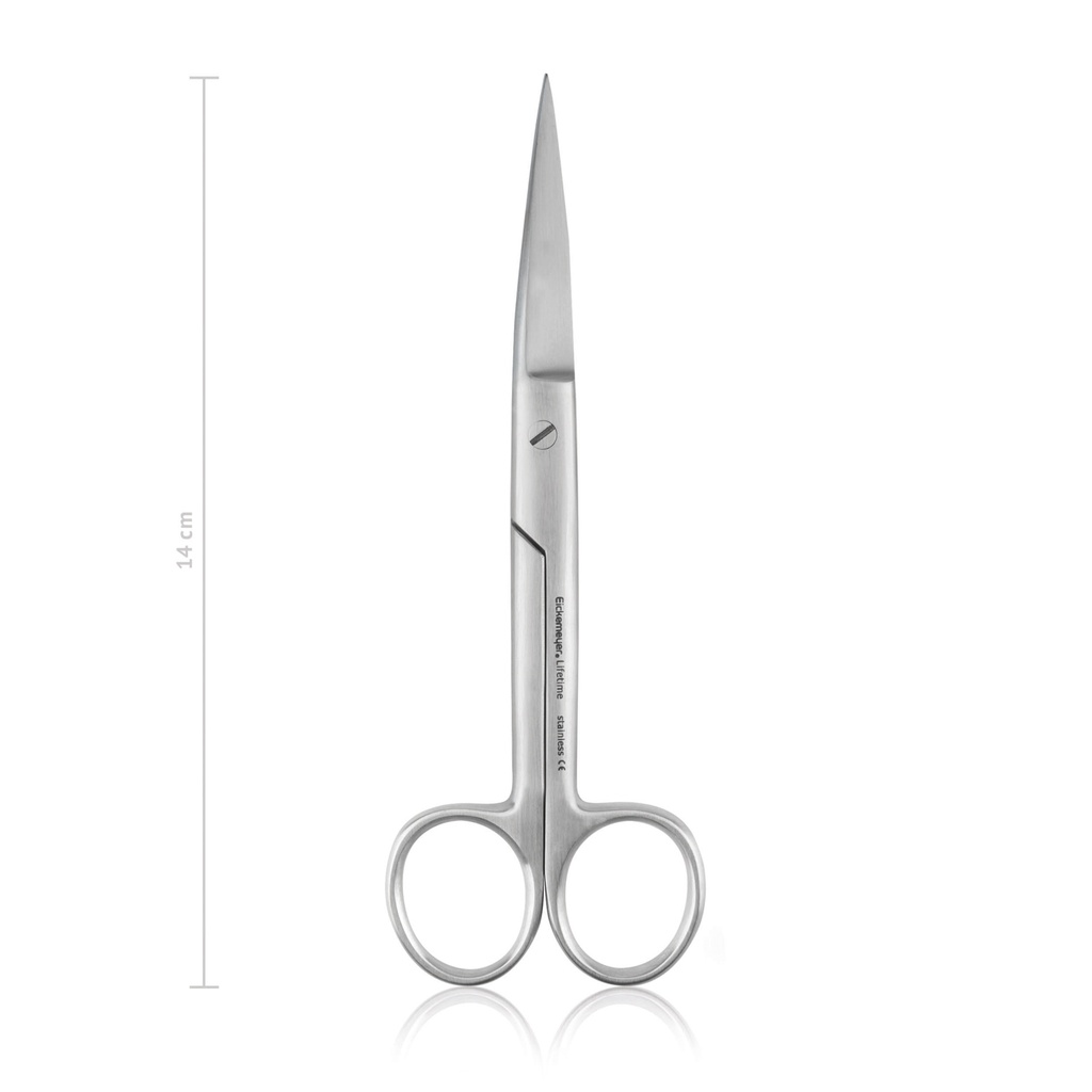 [970414] Surgical scissors, 14 cm, straight,  