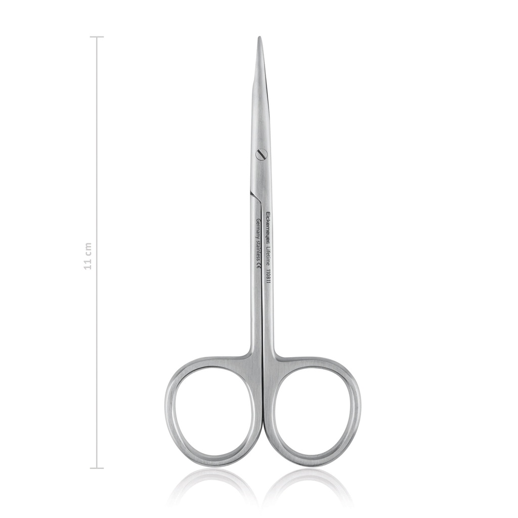 [110811] Ciseaux Stevens, fins, 11 cm, droits, émoussés