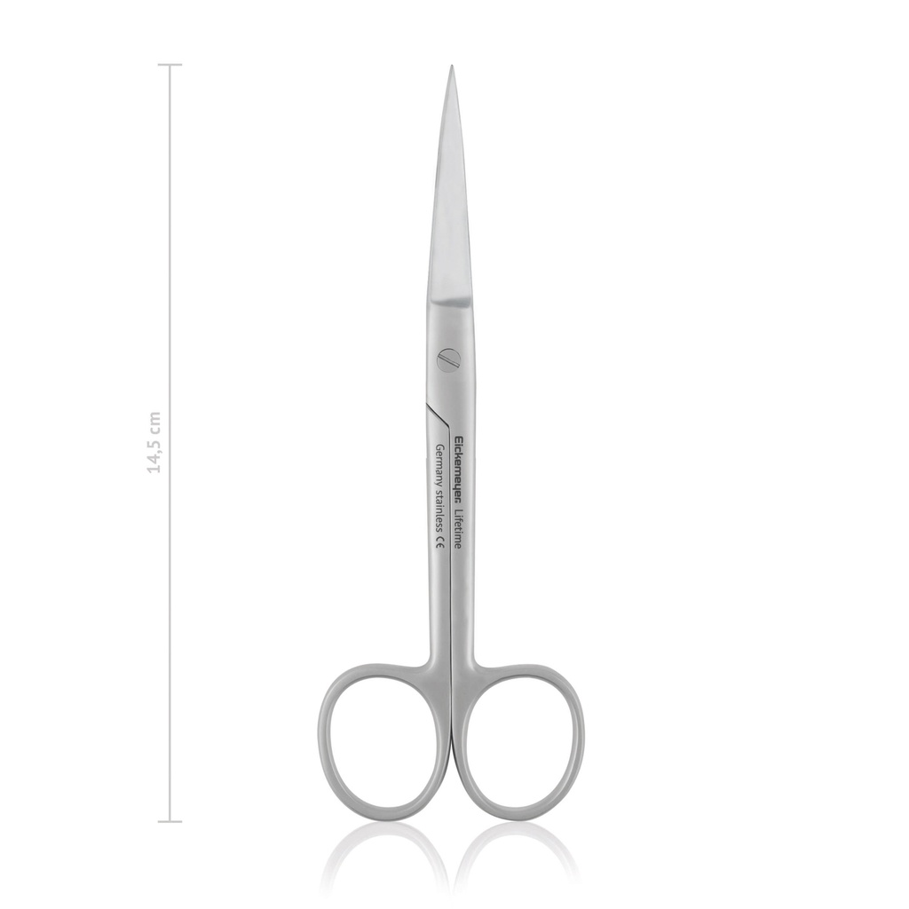 [114514] Surgical scissors STANDARD, sharp/sharp, 14,5 cm, curved