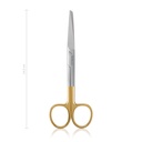 Surgical scissors STANDARD, sharp/blunt, 14,5 cm, curved, TC
