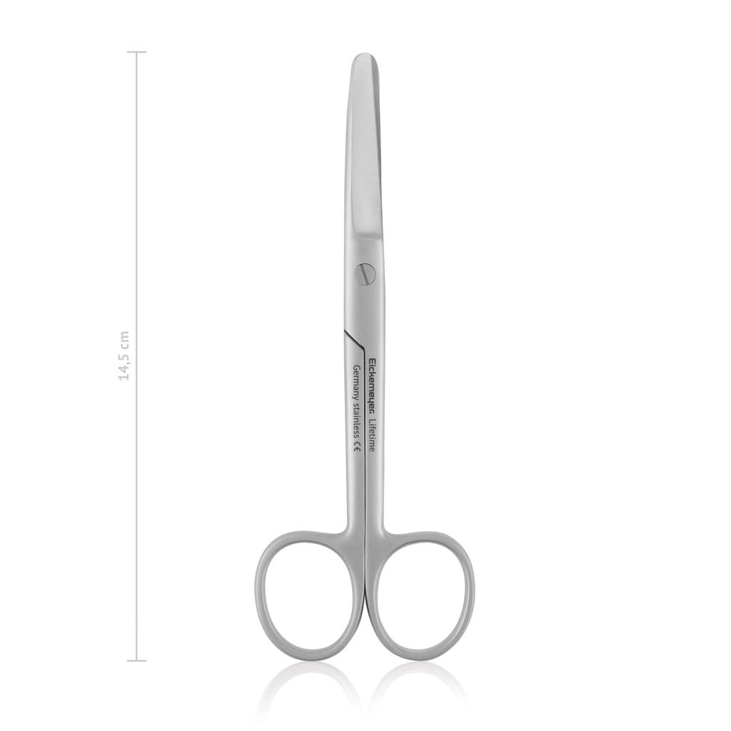 [114114] Surgical scissors STANDARD, blunt/blunt, 14,5 cm, curved