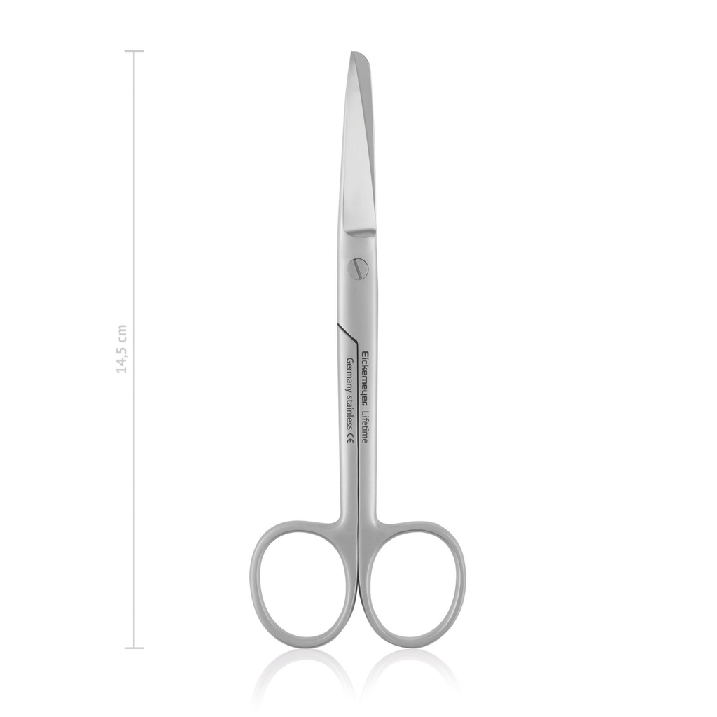 [114214] Surgical scissors STANDARD, sharp/blunt, 14,5 cm, straight