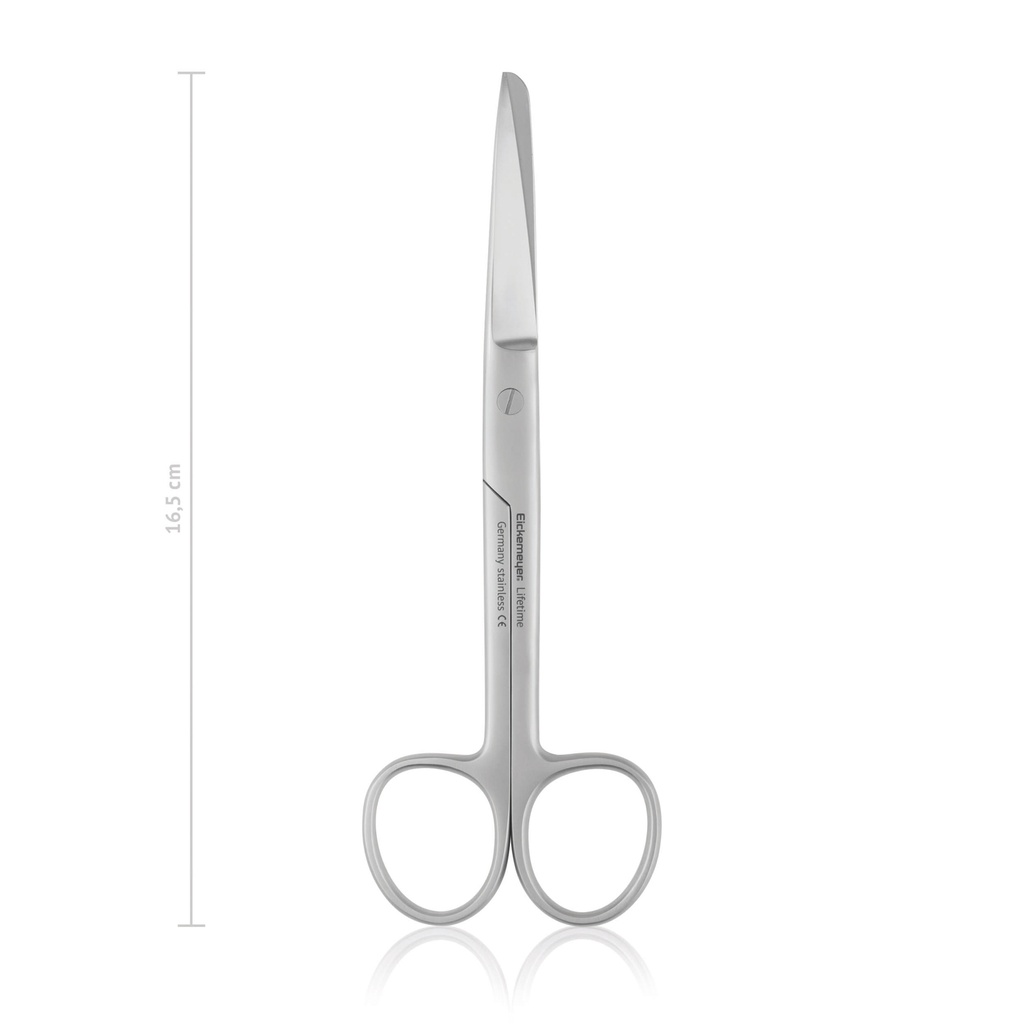 [114216] Surgical scissors STANDARD, sharp/blunt, 16,5 cm, straight