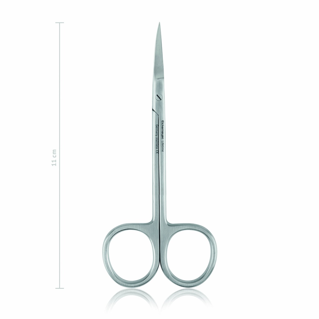 Scissors IRIS, fine, sharp/sharp, 11 cm, curved