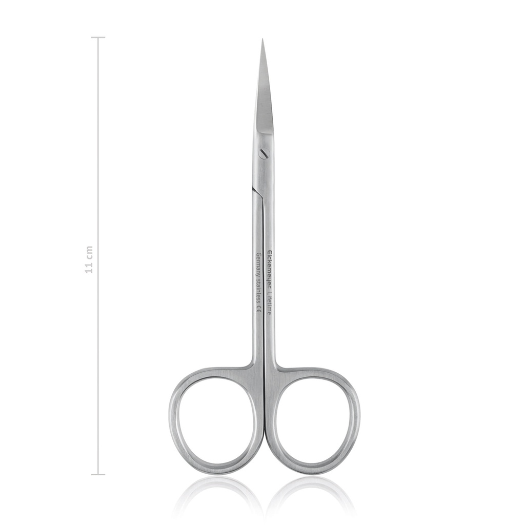 [110611] Scissors IRIS, fine, sharp/sharp, 11 cm, straight