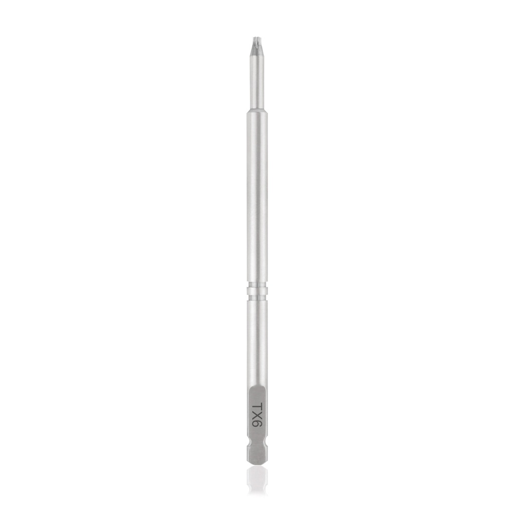 Lame de tournevis Torx 6, 90 mm, tige AO non canulée