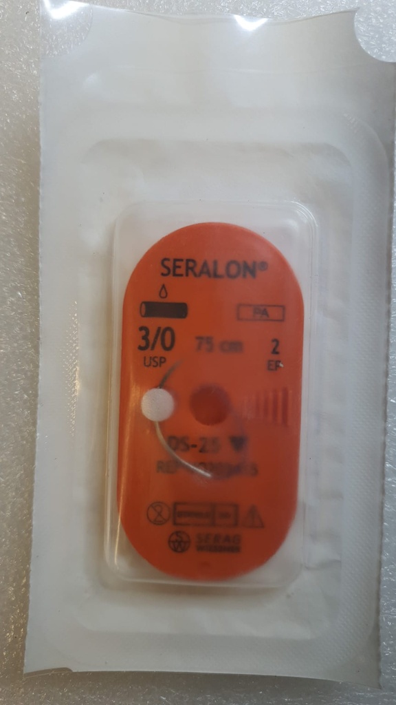 [050886] Seralon EP 2, USP 3/0 Triangular needle 