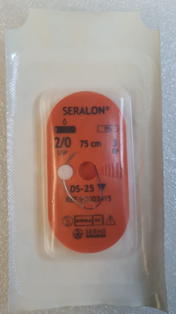 Seralon EP 3, aiguille triangulaire USP 2/0