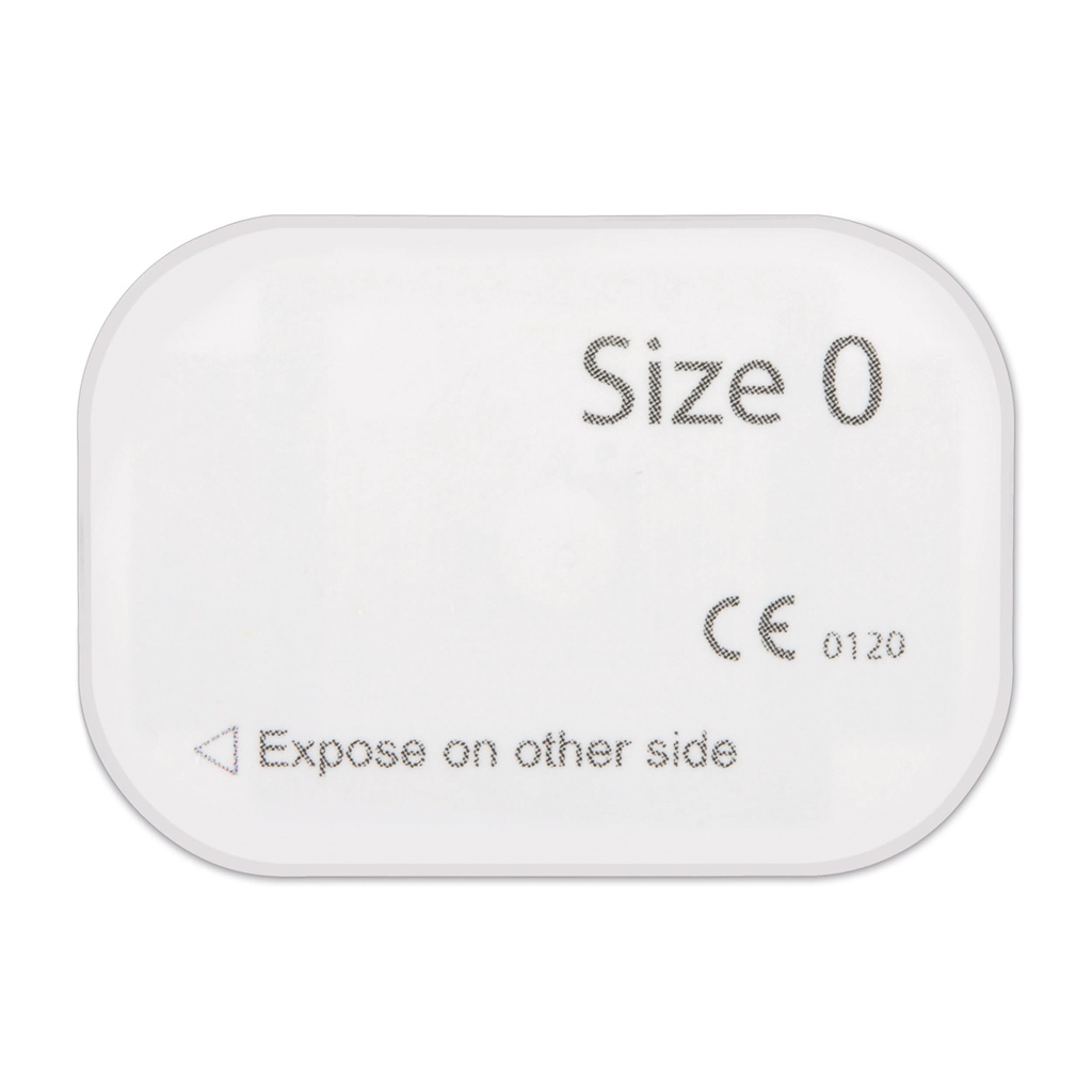 [70803102] Kit de placa de imagen, tamaño 0, contiene: 4 placas IP tamaño 0 (22 x 31 mm)