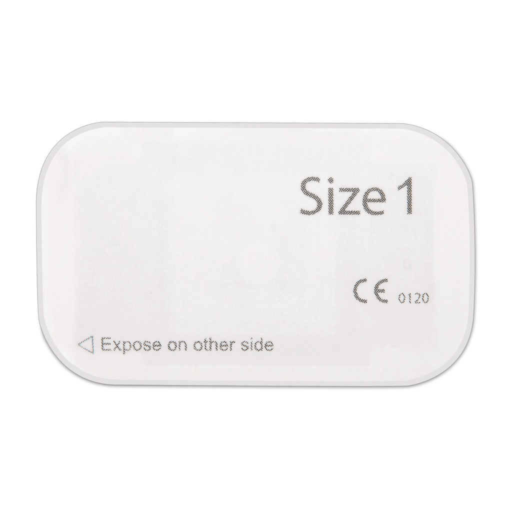 Kit de placa de imágenes, tamaño 1, contiene: 4 placas IP tamaño 1 (24 x 40 mm)