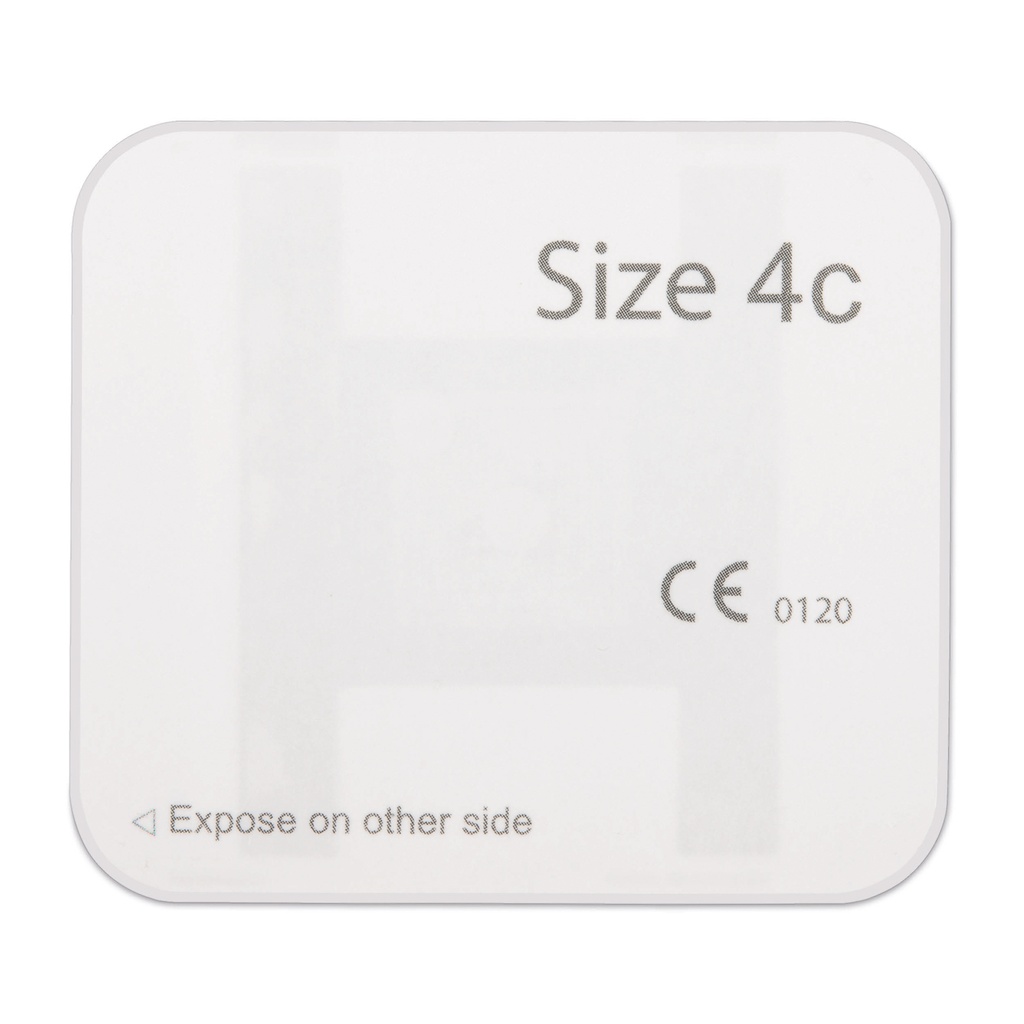 [70803106] Røntgenplade/folie Str. 4C,  48 x 54 mm, 1 stk. til DigiVet CR PLUS/PREMIUM
