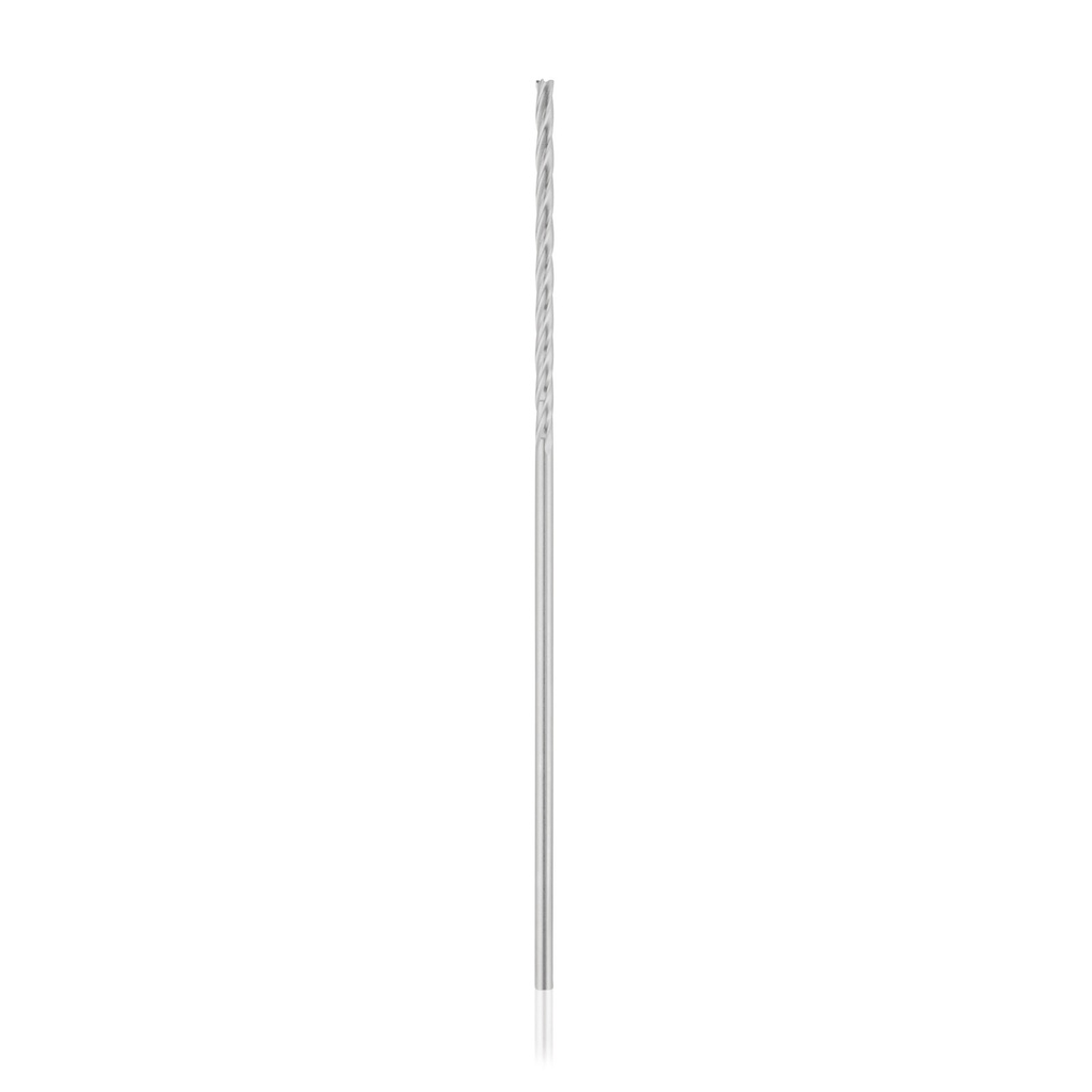Broca helicoidal canulada 1,2 / Ø 2,5 / 150 mm, vástago redondo