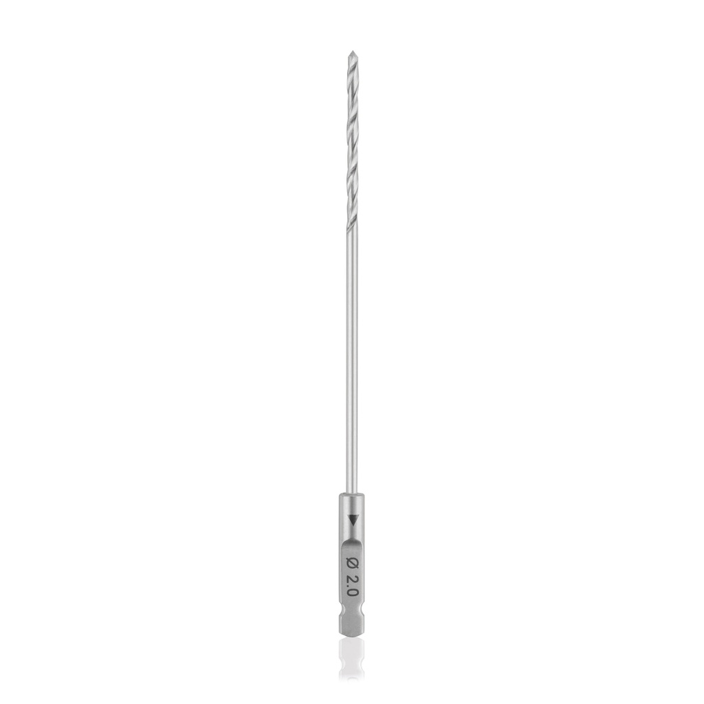 [185509] Foret hélicoïdal Ø 2.0mm, queue AO