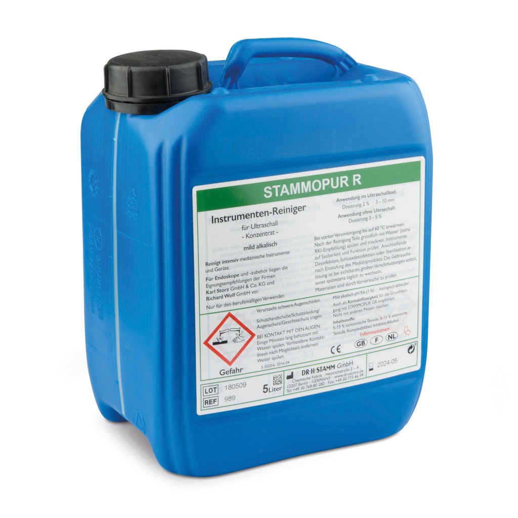 [562505] Stammopur R, détergent concentré p.instr pour nettoyeur ultra-sons,5 l
