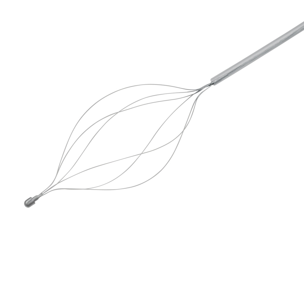 [306331] Récupérateur de pierres, panier 40 mm 6 plis, monofilament, pour canaux de travail à partir de Ø = 2 mm, L = 200 cm, en Nitionol, forme ronde