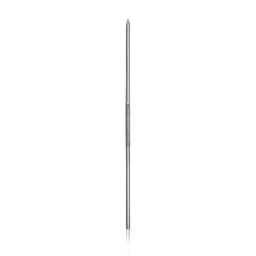 [180592] Aguja Steinmann con rosca positivaD = 2 mm, centerface D = 2,5 mmlargo 9,7 cm