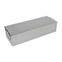 Récipient stériliseur p. Melag 17, forme 17K, 40 x 14 x 9 cm