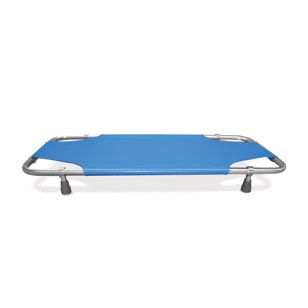 [605996] Camilla sola para animales pequeños, 120 x 52,5 cm, con robusta cubierta de plástico y patas para facilitar su elevación. Capacidad de carga: 60 kg.