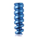 Vis à interférence en titane, canulée, 1,1/Ø3,0/10,0 mm, HEX 2,0, bleue