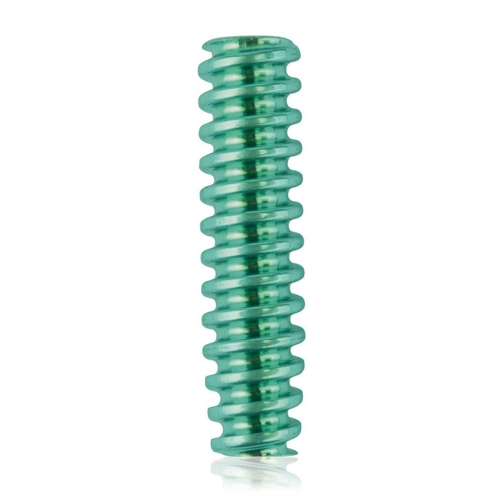 [191568] Zlig interferencia csavar, kanülált 2,9/Ø5,0/20,0 mm, HEX 2,5, zöld