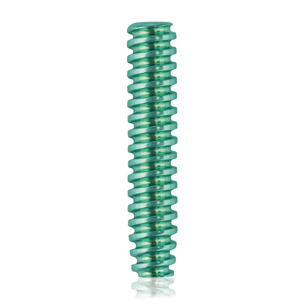 [191564] Zlig interferencia csavar, kanülált 2,9/Ø5,0/25,0 mm, HEX 2,5, zöld