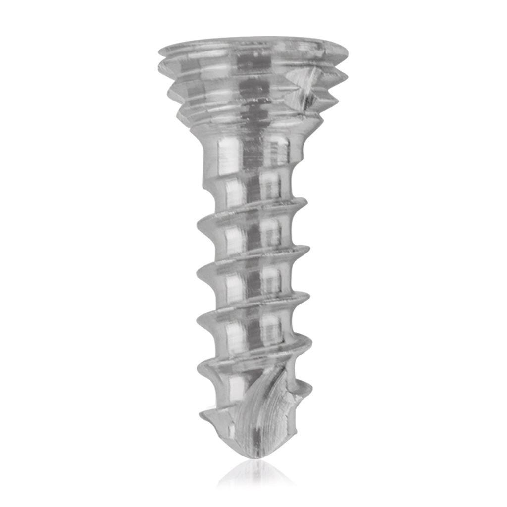 [185558] Vis de verrouillage en titane Ø1.7x7mm multidirectionnelle, argentée, Torx 6 autoforante, autotaraudante