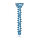 Tornillo de bloqueo de titanio Ø2.7x18mmmultidireccional, azul, Torx 10autoperforante, autorroscante
