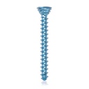 Titanium locking screw Ø2.7x24mm multidirectional, blue, Torx 10 self-drilling, self-tapping