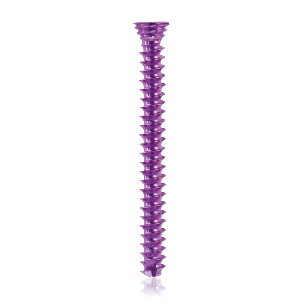 [185582] Titán zárócsavar Ø3,5 × 34 mm, szögstabil, többirányú, magenta, Torx 10, önfúró, önmetsző