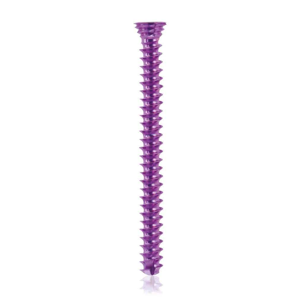 [185584] Titán zárócsavar Ø3,5 × 38 mm, szögstabil, többirányú, magenta, Torx 10, önfúró, önmetsző