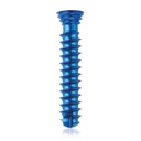 Titanium locking screw Ø4.0x 20mm, multidirectional, blue, Torx 10, self-drilling, self-tapping
