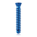 Titanium locking screw Ø4.0x 22mm, multidirectional, blue, Torx 10 self-drilling, self-tapping