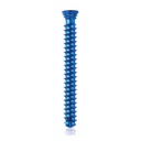 Titán zárócsavar Ø4,0 × 32 mm, szögstabil, többirányú, kék, Torx 10, önfúró, önmetsző