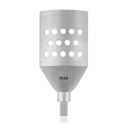 Hoja de sierra canulada TPLO, R30/50mm,eje triangular