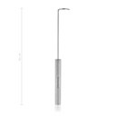 Stylet pour le canal lacrymal Kellnar, à droite