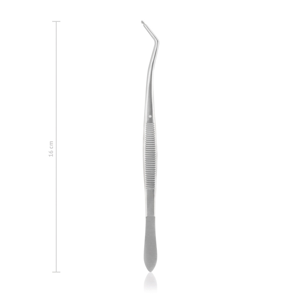 TTA Bone Plate Holding Forceps, 16 cm, angled